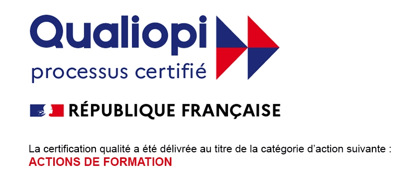 Logo Qualiopi Processus certifié